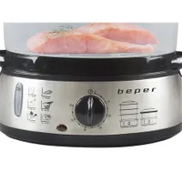Beper BC.250 pároló 9l 800 W rozsdamentes aljzat 3 BPA-mentes tároló 1 l víztartály 60 perc időzítő #2