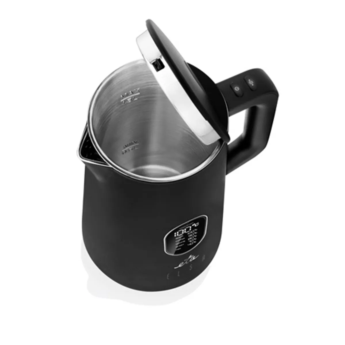 Eta 559790000 vízforraló hőmérsékletszabályozóval duplafalú 1,5 l 1800 W melegen tartás vízhőmérséklet kijelző #6