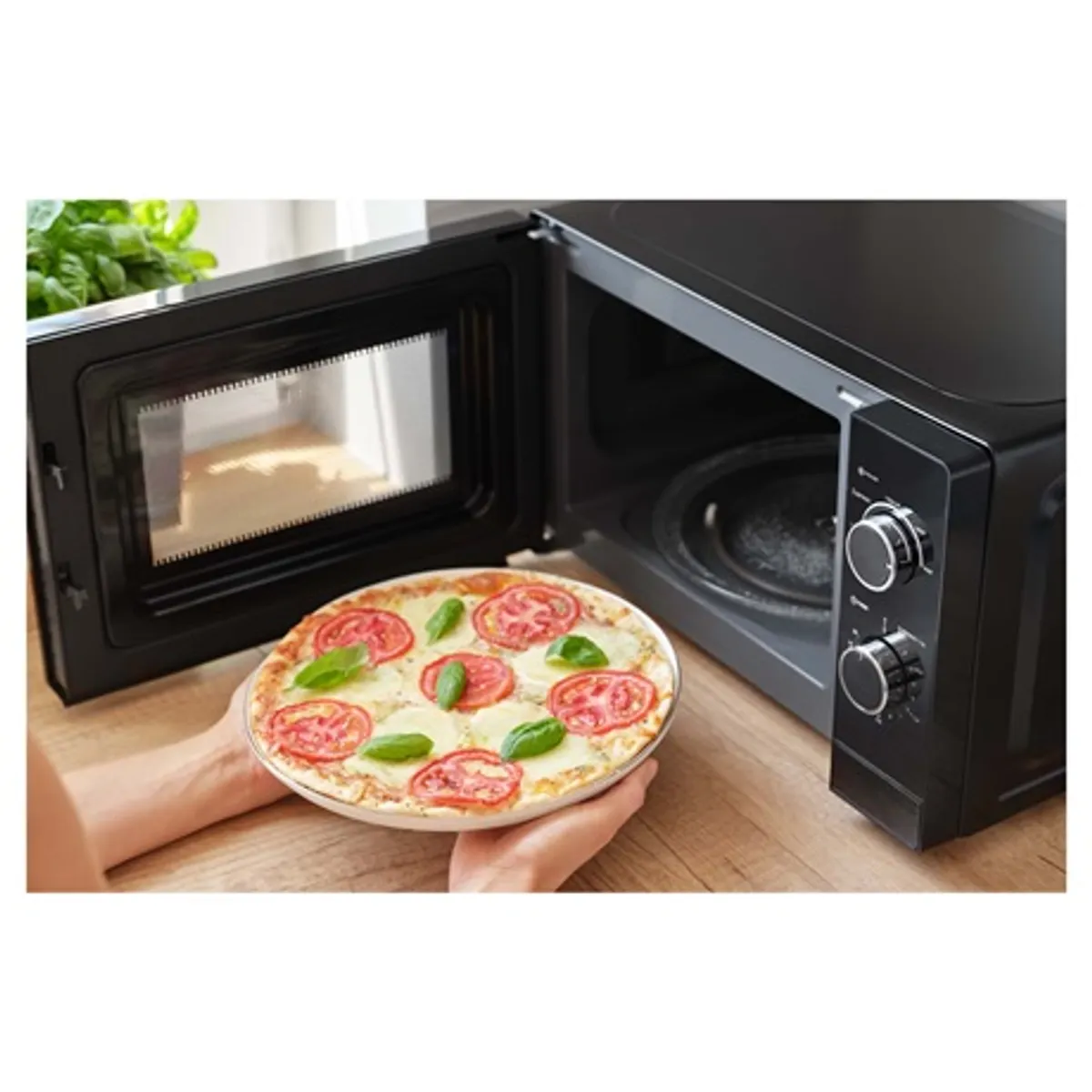 Sencor SMW 1719BK Mikrohullámú sütő, 20L, 700W, 25,5 cm forgótányér, bal oldali ajtónyitás #7