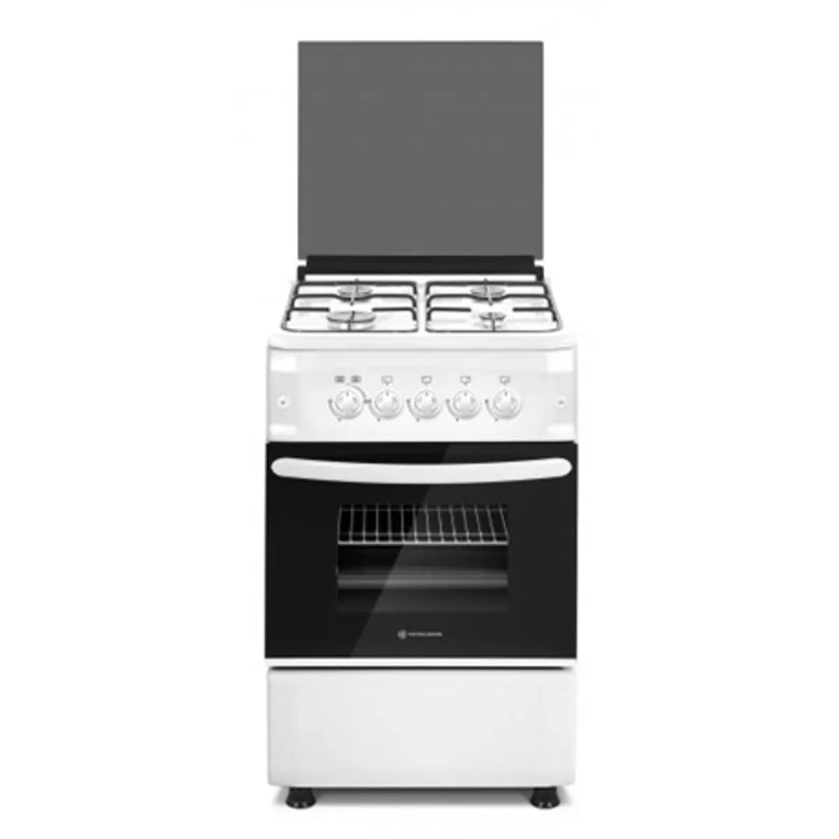 Novacook F5S40G2 W LPG szabadonálló PB-palackos gáztűzhely 4 égős sütő 44L #1