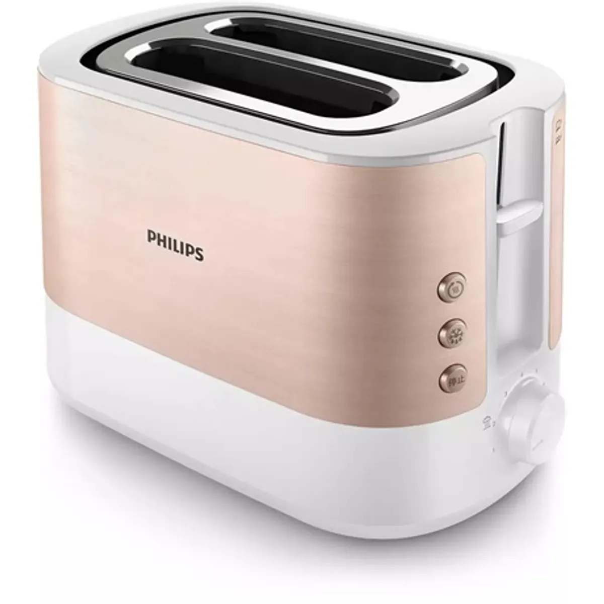 Philips HD2638/11 Viva Collection kenyérpirító extra széles nyílás 7 pirítási fokozat automatikus kikapcsolás kiolvasztás zsemlemelegítő #1