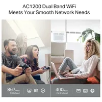 TP-LINK ARCHER C64 AC1200 mu-mimo duál sáv 1 WAN 4 LAN #4