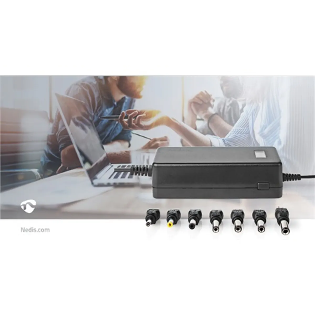 Nedis ACPA105 univerzális notebook adapter 5-24 V 36 W 2,4-3,0 A 7 dugó #8