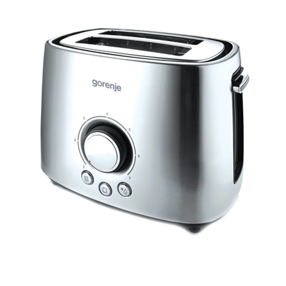 Gorenje T1000E kenyérpirító rozsdamentes acél 2 szeletes 1000 W 7 fokozat #1