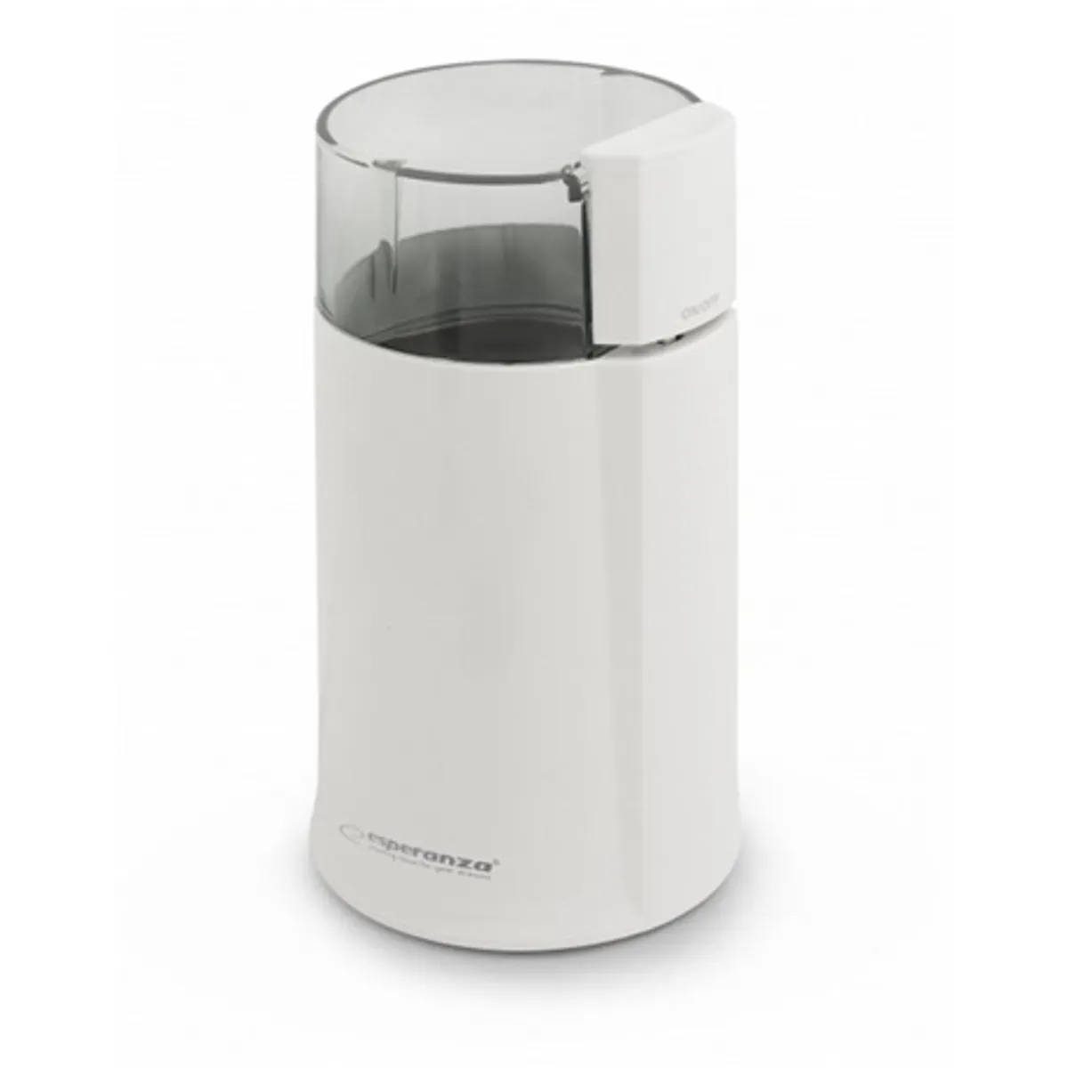 Esperanza EKC002W Kávédaráló 160W 50g kapacitás rozsdamentes acél pengék biztonsági fedél fehér #1