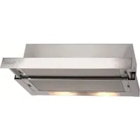 Cata TF-2003-60 LED DURALUM Páraelszívó 60 cm beépíthető teleszkópos LED 2x3,5W ECO energiaosztály C 125 mm csőcsatlakozás #1