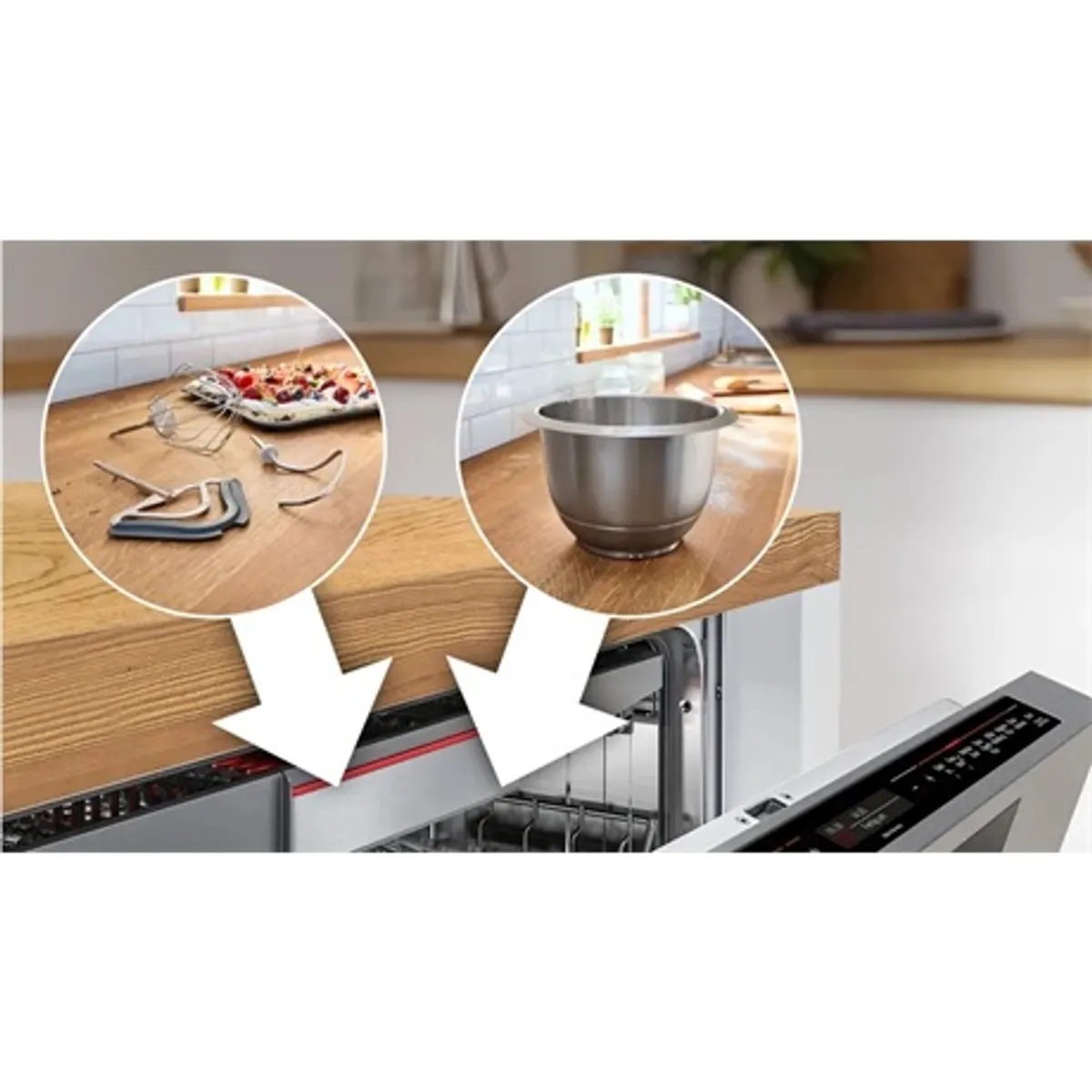 Bosch MUM5X720 MUM5 3,9 L nemesacél tál, beépített mérleg, 1000 W, 7 fokozat és pulzus, tartozéktároló #9