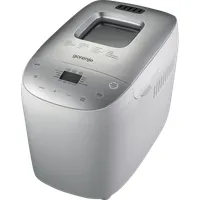 Gorenje BM1600WG kenyérsütő-gép 850 W 13 órás késleltetés 1125-1600 g kenyérméret 16 program gluténmentes joghurt lekvár melegen tartás LCD ezüst #1