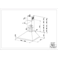 Faber VALUE PB BK A90 Páraelszívó 90 cm LED világítás 3 sebesség 255 330 430 m3h #2