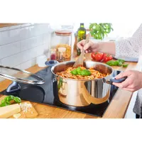 Tefal G7124645 Daily Cook nyeles lábas 24 cm 4,5 L rozsdamentes acél üvegfedő indukciós sütőben 175 C mosogatógépben mosható #4
