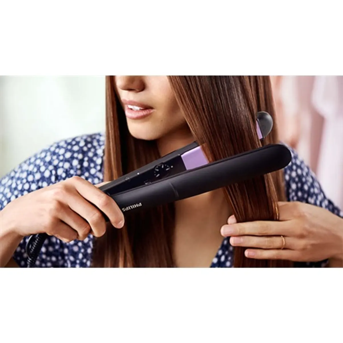 Philips BHS377/00 EssentialCare hajegyenesítő ThermoProtect keratinborítású lapok 160-230 C 100 mm 30 mp auto kikapcsolás billentyűzár #6
