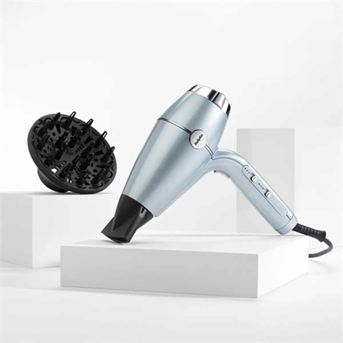 Babyliss D773DE Hydro-Fusion plazmaionos hajszárító 2100W HTDC motor diffúzor 90 mm szűkítő fej 3 hő 2 sebesség 2,5 m kábel #5