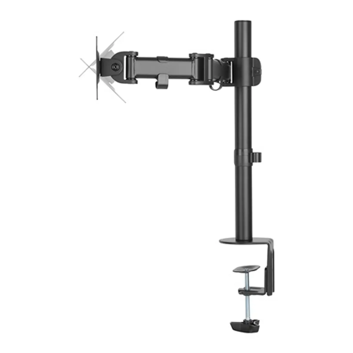 Stell SOS 1010 monitortartó 8 kg 13-27" VESA 75x75 100x100 -45° ±90° fekete #8