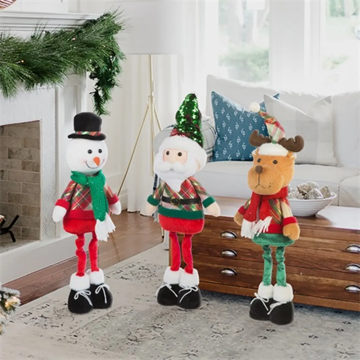 Family Christmas 58758A Karácsonyi textil Mikulás figura 65 x 18 x 13 cm #2