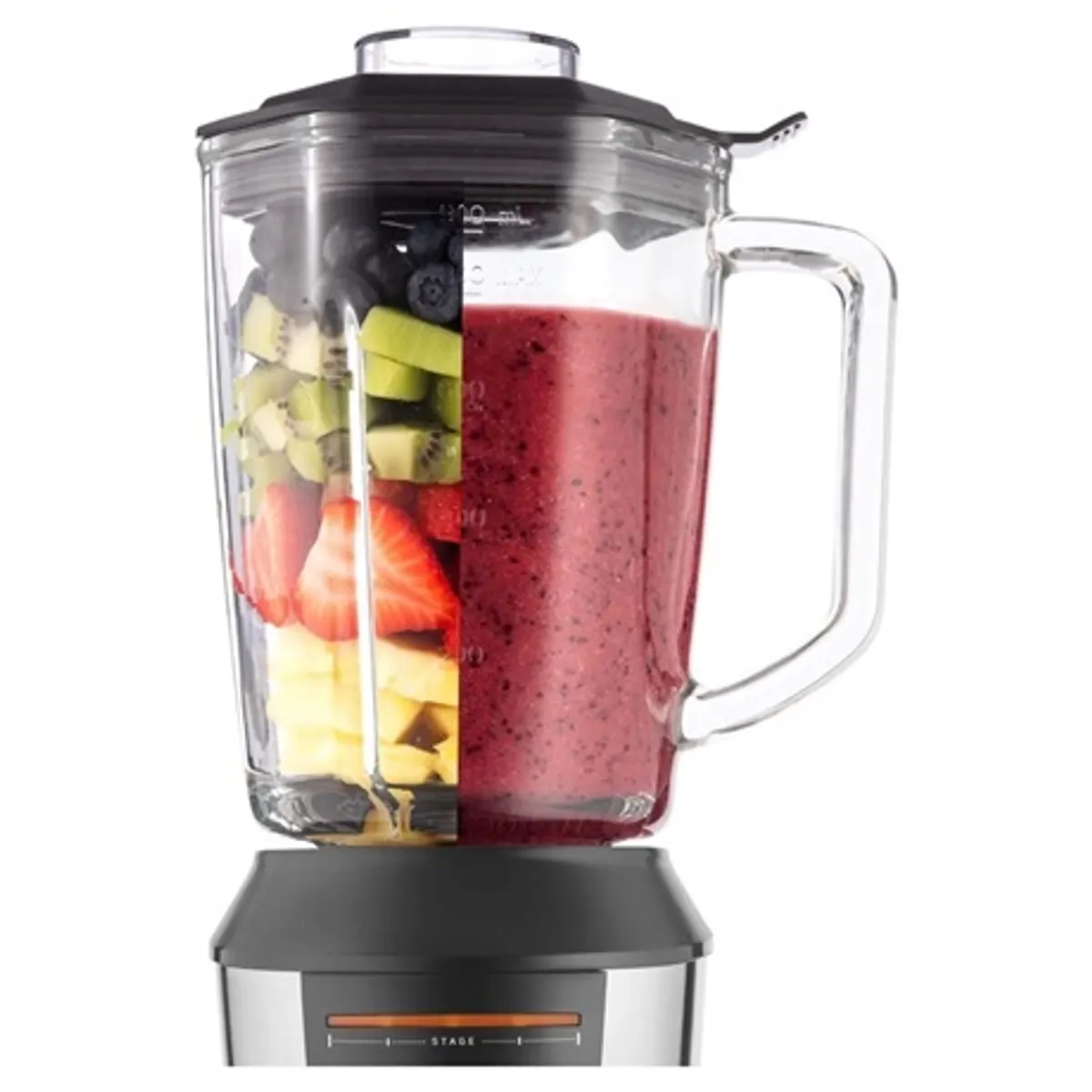 Sencor SBL 7550SS Smoothie készítő 800 W rozsdamentes acél pengék BPA mentes Tritan palackok #8