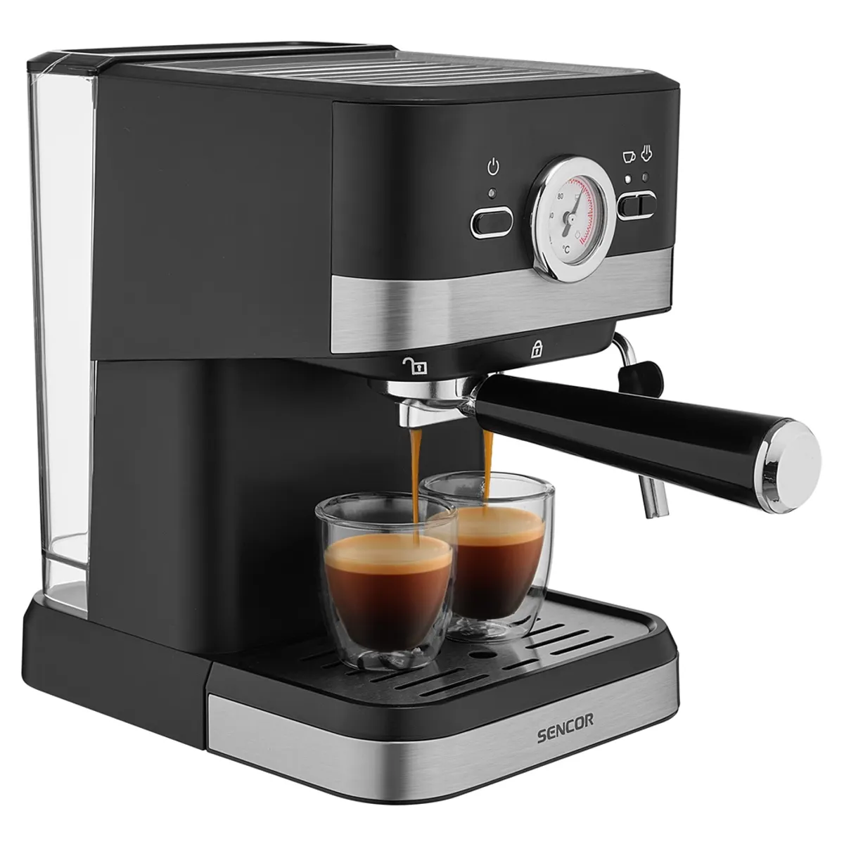 Sencor SES 1721BK Eszpresszó karos kávéfőző 20 bar 1,5 L 1050 W #2