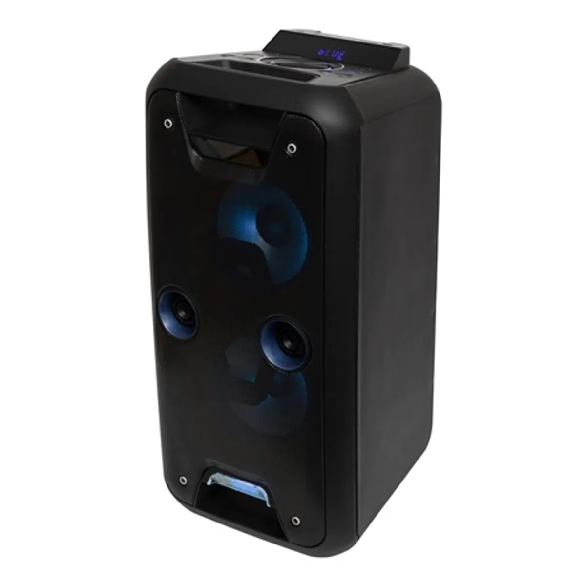 Sal PAR 2200BT hordozható party hangfal 2x mélysugárzó 2x magassugárzó Bluetooth USB SD MP3 felvétel FM rádió LED karaoke mikrofon #1