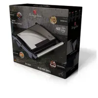 Berlinger Haus BH/9139 Black Silver Collection elektromos grill 1500 W tapadásmentes titán bevonatú lemez 25,4x17,8 cm #3