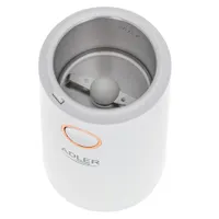 Adler AD4446WG kávédaráló 150W rozsdamentes acél pengék átlátszó tető bekapcsoló gomb 75 g kapacitás #3