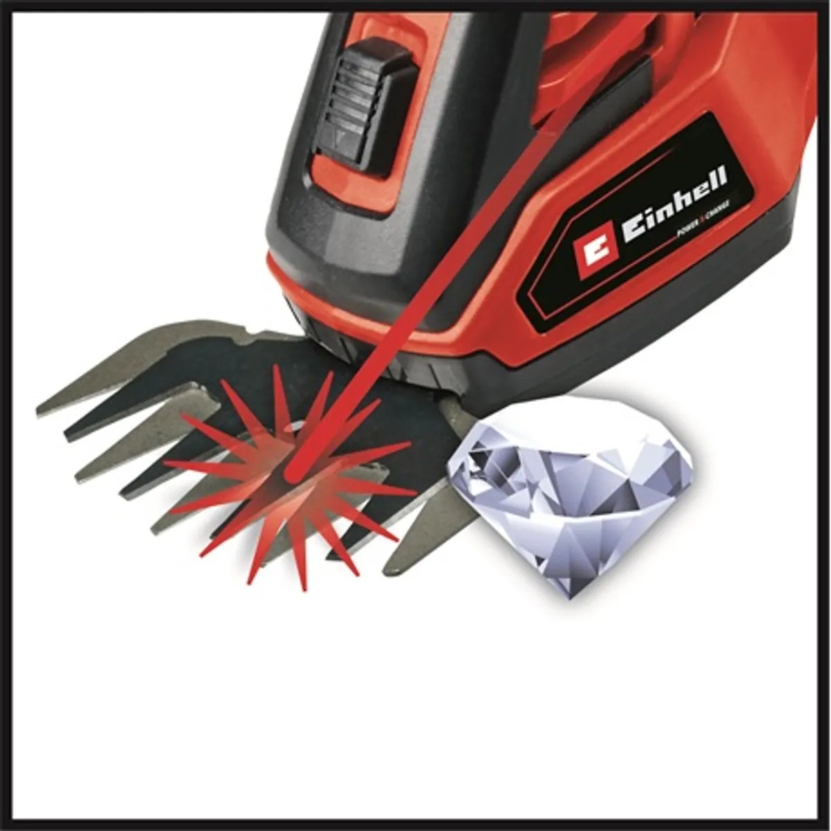 Einhell GE-CG 18-100 LI - SOLO fű- és sövénynyíró Power X-Change 18V akkumulátor nélkül 100 mm 200 mm #3