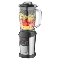 Sencor SBL 7570SS smoothie készítő 800 W rozsdamentes acél kések 2 program BPA-mentes Tritan palackok #5
