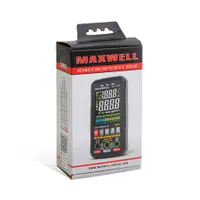 Maxwell-Digital 25703 Digitális multiméter 3" LCD Automatikus mérés NCV feszültség detektálás Hőmérsékletmérés Munkalámpa LED visszajelzés #5