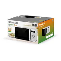 Sencor SMW5017WH mikrohullámú sütő 17 l, 800 W, 270 mm forgótányér, 60 perc időzítő, 5 fokozat, fehér #3