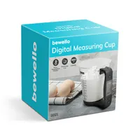 Bewello BW1015 digitális konyhai mérőkancsó 600 ml beépített mérleg kivehető kancsórész mértékegységek g ml oz cup ct lb tápellátás 1 x CR2032 #3