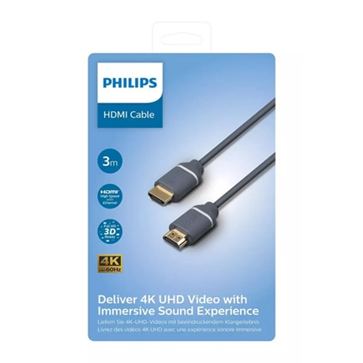 Philips SWV5630G HDMI-kábel 3 m arc 18 Gbps 4K60 3D #2