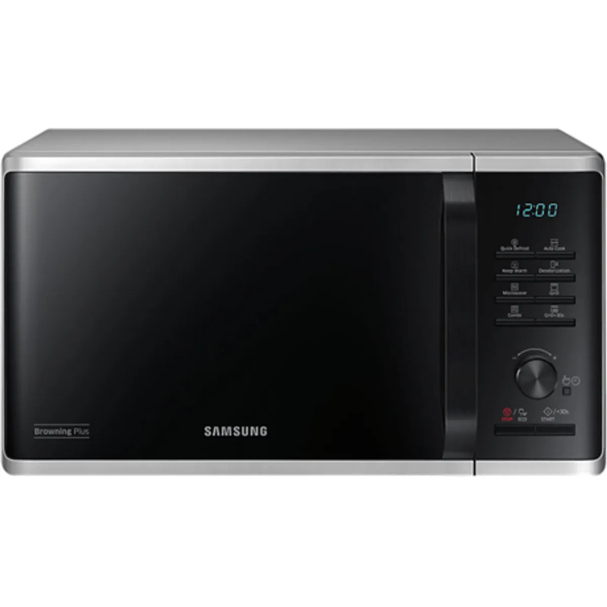 Samsung MG23K3515AS/EO Grill mikrohullámú sütő 23L Kerámia belső Browning Plus Keep Warm Gyors kiolvasztás Eco mód #1