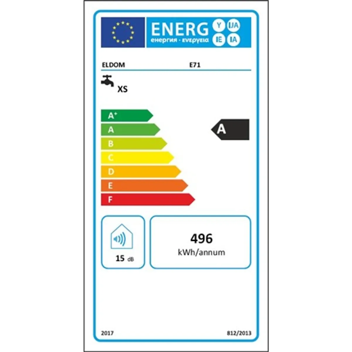 Eldom E71 VÍZMELEGÍTŐ ÁTFOLYÓS 6,5 kW 3,5 3,0 #3