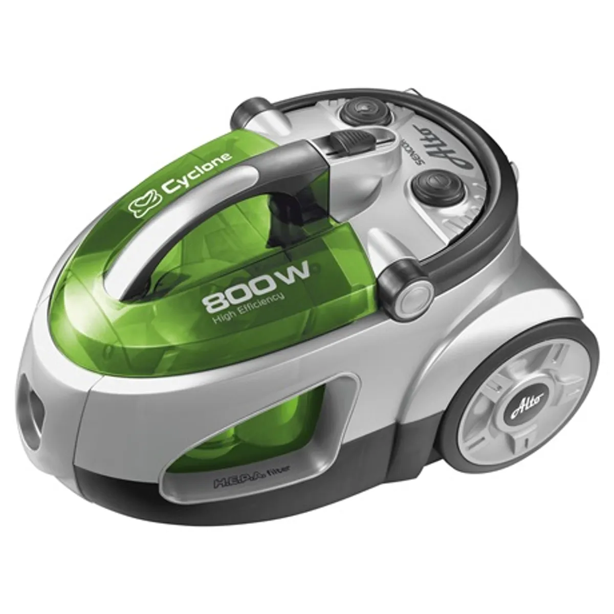 Sencor SVC730GREUE2 porzsák nélküli 800W ECO motor cyclone rendszer H.E.P.A. szűrő 5-fokozat szűrőrendszer portartály automatikus kábel-feltekerés #1