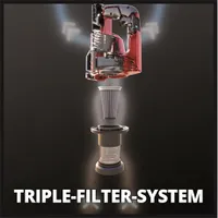 Einhell TE-SV 18 LI - SOLO 2 az 1-ben álló porszívó Power X-Change LED spotok #5
