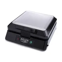 Adler AD3036 gofrisütő 1500W tapadásmentes bevonat készenléti jelzőfény négyzet alakú gofri hűvös tapintású műanyag ház függőleges tárolás #1