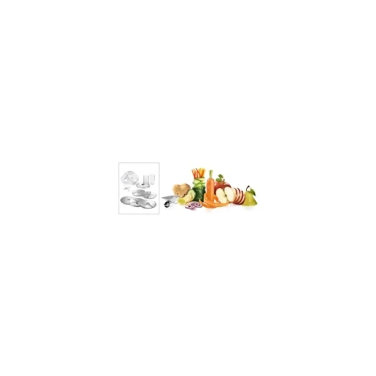 Bosch MUZ5VL1 VeggieLove zöldségszeletelő és aprító készlet MUM5-höz 5db tárcsa #2