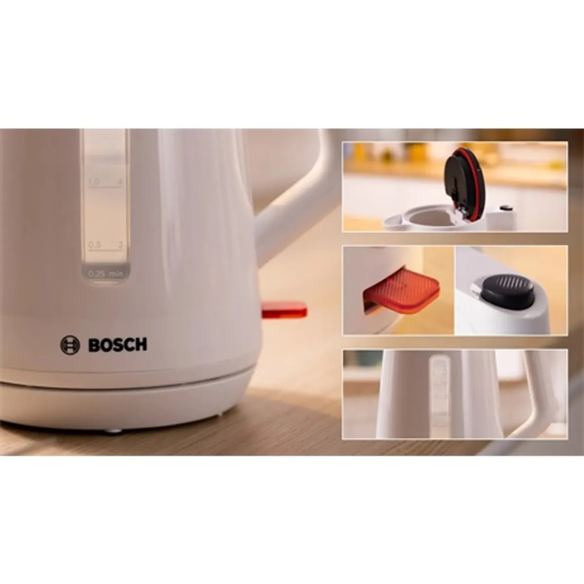 Bosch TWK1M121 vízforraló 1,7 L 2400 W fehér #6
