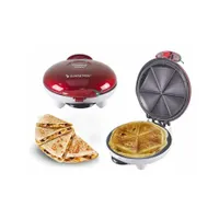 Beper P101CUD600 quesadilla sütő 23,5 cm sütőfelület, piros-fehér, tapadásmentes bevonat, hőszigetelt fogantyú, csúszásmentes lábak #1
