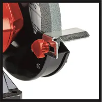 Einhell TC-BG 150 kétkorongos köszörűgép 150 W 2980 min-1 150 mm 12,7 mm K36-K60 mellékelt #2