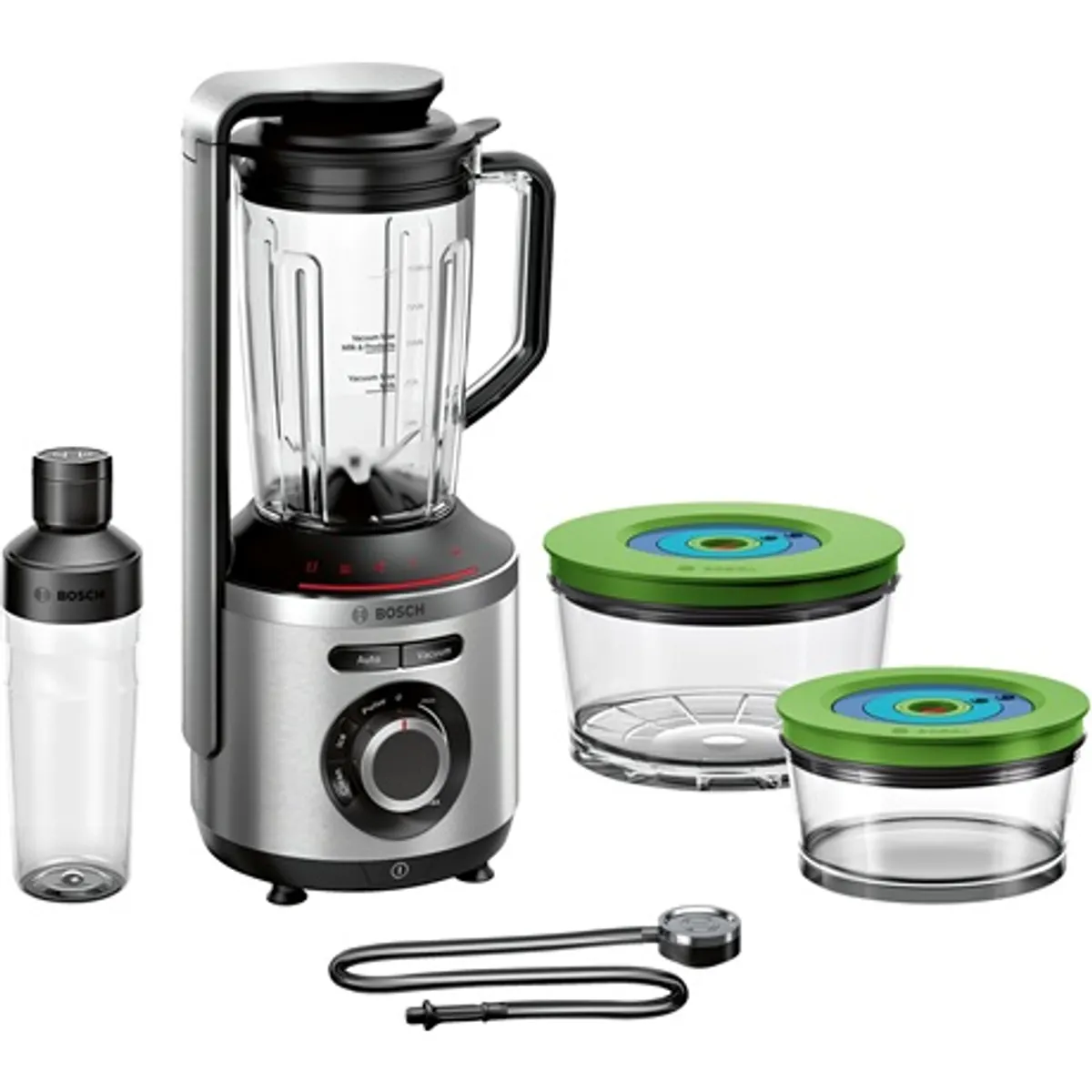 Bosch MMBV625M vákuumos turmixgép 1000 W 1,5 l Tritán turmixkehely 2Go palack 2 tárolódoboz #1