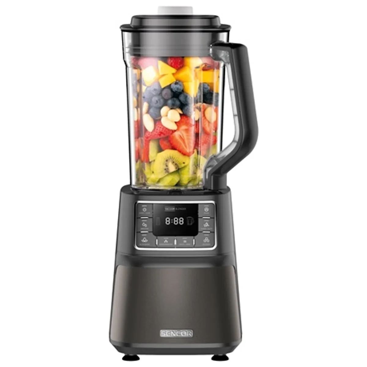 Sencor SBU7878BK turmixgép vákuumos 1500 w 0,7 l edény 1,5 l tároló edény tritan titán bevonatos 8 kés 7 programok #2