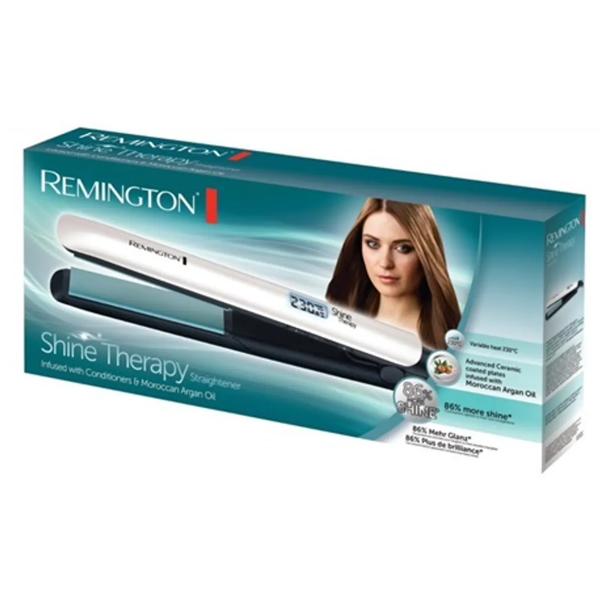 Remington S8500 Shine Therapy kerámiabevonatú hajvasaló argánolajjal 230 C #3