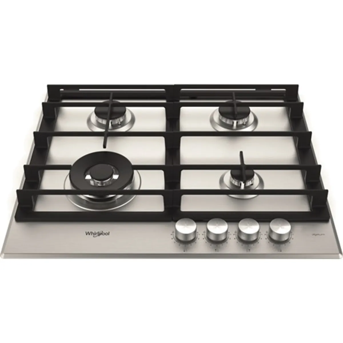 Whirlpool GMWL 628-IXL EE Beépíthető gázfőzőlap 59 cm iXelium felület W Collection dizájn 3-1 égő elől gombok II2H3 #1