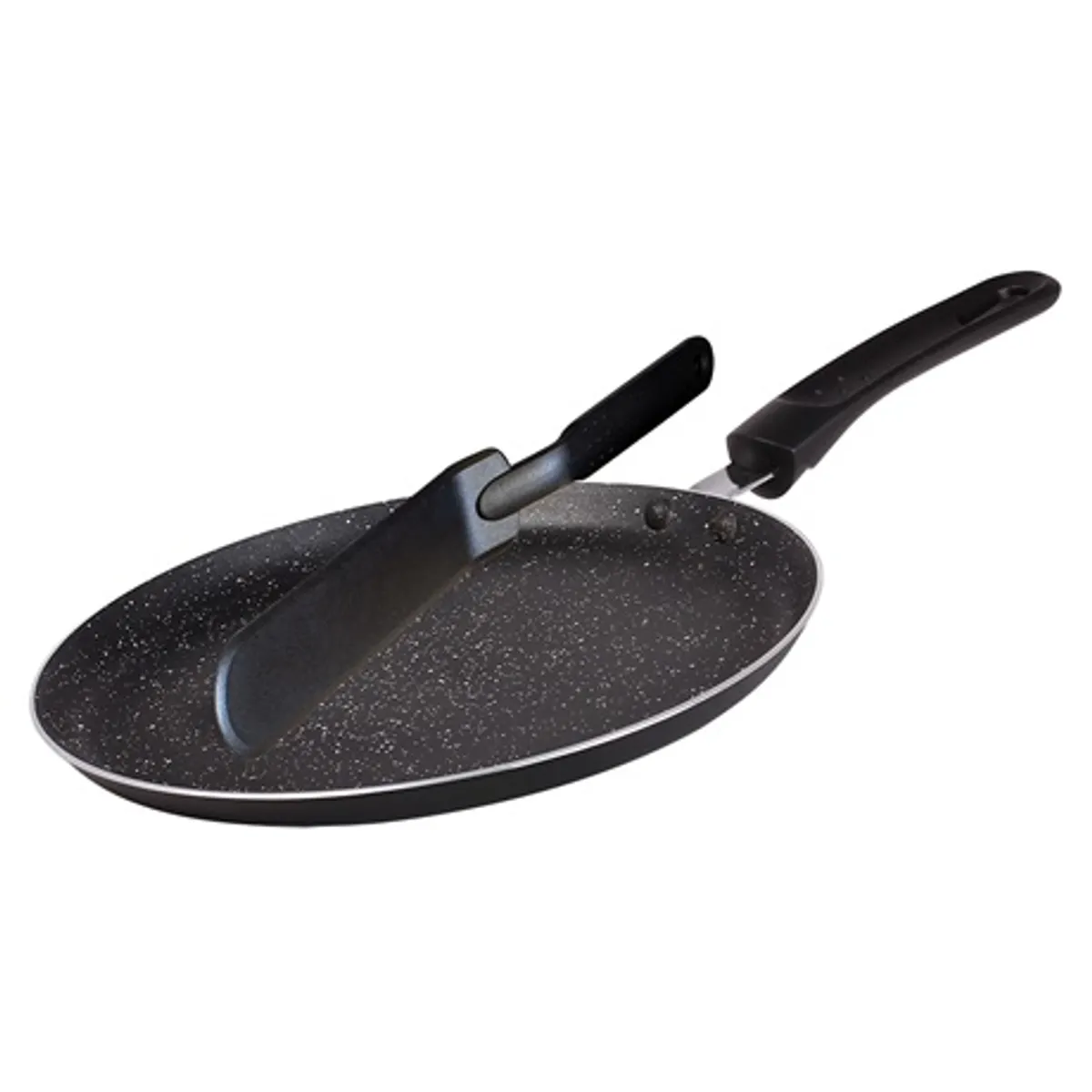 Blaumann BL-1531MB-SP palacsintasütő 24 cm márvány bevonat indukciós matt fekete #1