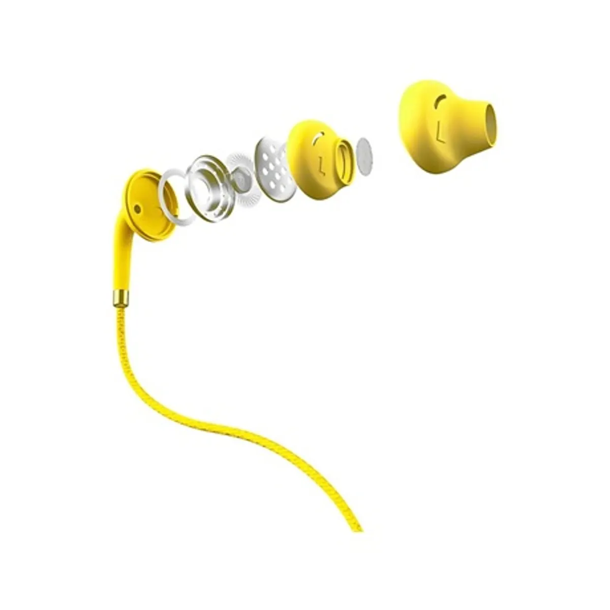 Energy Sistem EN 447183 fülhallgató 12 mm meghajtó, 32 ohm, frekvencia 20 Hz-20 kHz, mikrofon, 115 cm kábel, 3,5 mm jack, sárga #3