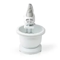 Nedis KAHM110CWT tálas mixer fehér-szürke 200 W 5 sebesség turbó 2 literes keverőtál #2