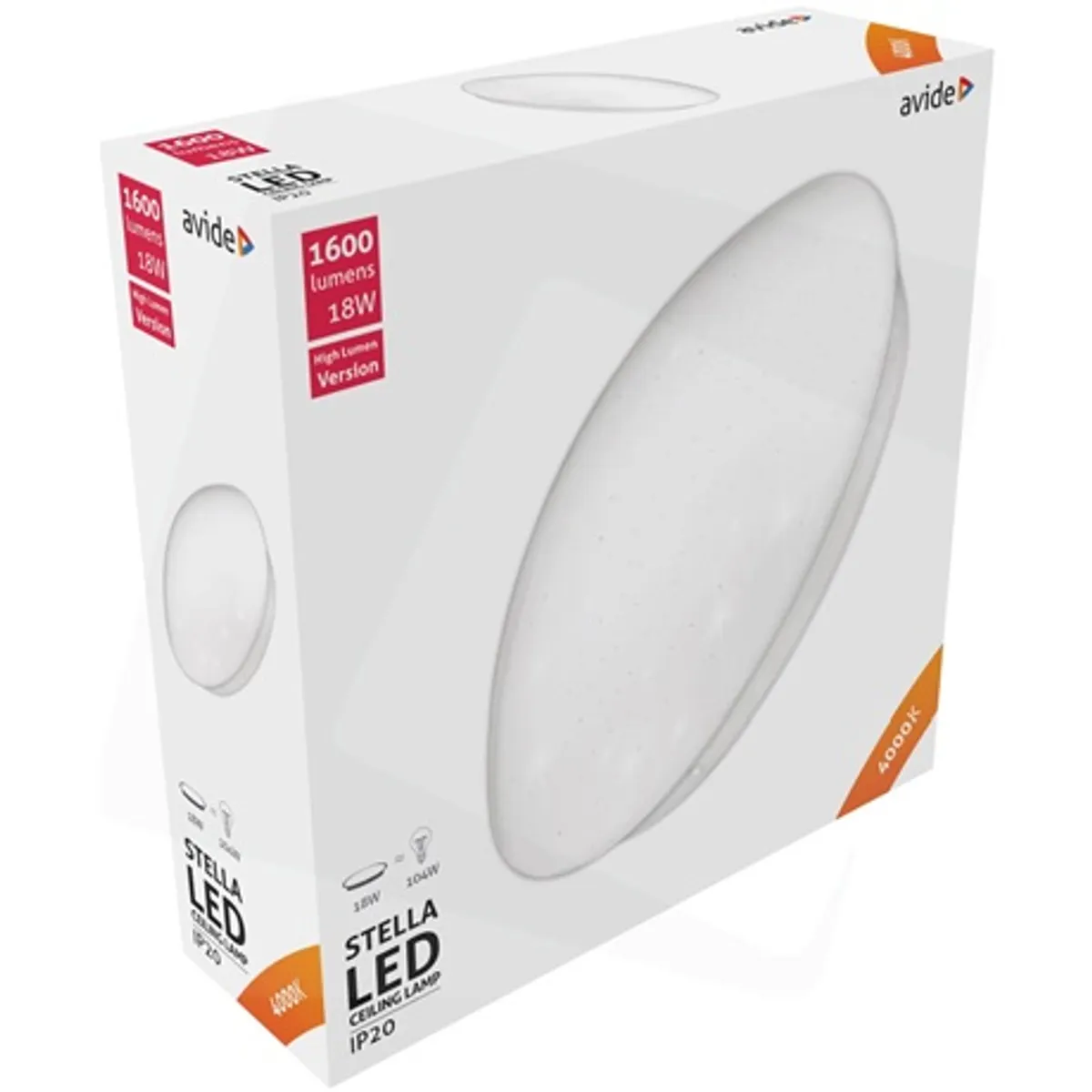 Avide ACLO33NW-18W-HL-ST Stella 330x100mm 4000K 1600lm 120 #2
