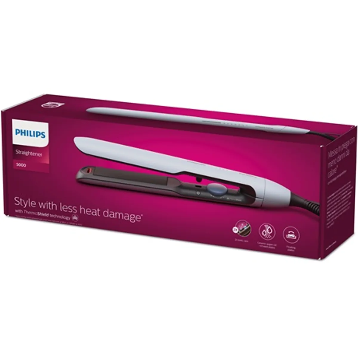 Philips BHS520/00 5000 Series hajegyenesítő világos égszínkék #3