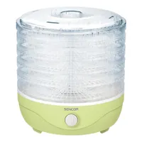 Sencor SFD 757GG Aszaló 5 szárító tálca, 23 cm, 250 W, beépített ventilátor, átlátszó borítás #1