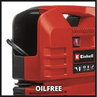 Einhell TC-AC 190 OF SET Kompreszor olajmentes 8 bar beépített tárolóval tartozékokkal #3