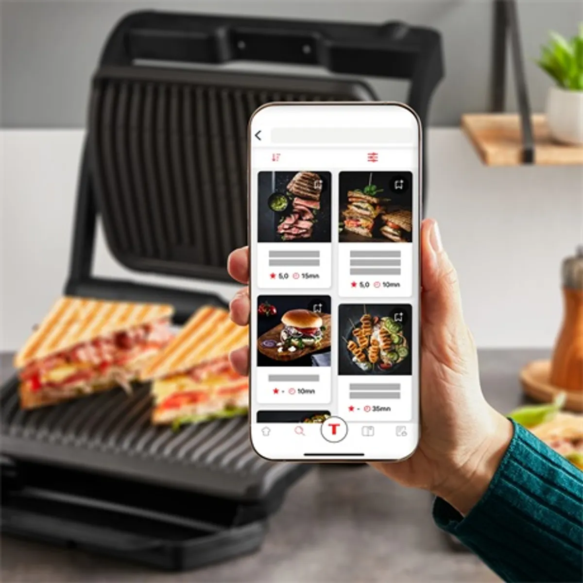 Tefal GC717810 OptiGrill Plus 2000W 600 cm2 6 automatikus program 4 kézi hőmérséklet 1,2 m tápkábel #5